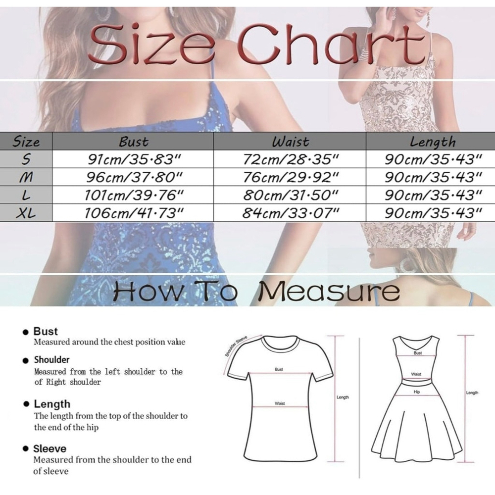 Blue Sequin Homecoming/Cocktail Dress. Size L. - Picture 6 of 6